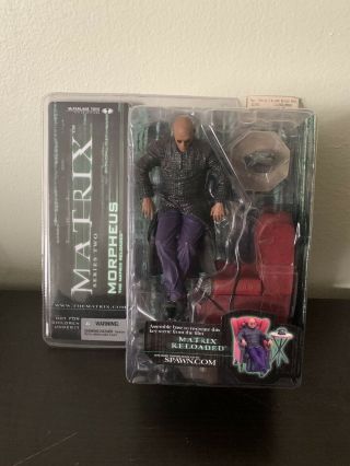 2003 Matrix Reloaded Series 2 Morpheus Action Figure By Mcfarlane Toys