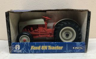 1/16 Ford Holland 8n Wide Front Utility Tractor Diecast By Ertl