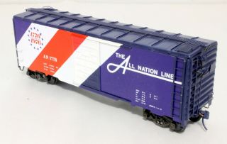 All Nation 40 Ft.  Boxcar - All Nation Bicentennial - O Scale 2 - Rail