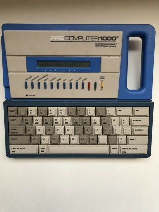 Vintage 1992 Video Technology Precomputer 1000 Vtech Educational Computer Toy