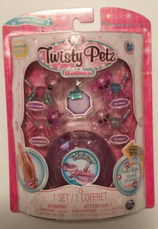 Series 2 Twisty Petz Babies 4 - Pack Sunny Unicorn And Zag Koala
