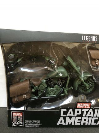 Marvel Legends 80th WWII Captain America,  Motorcycle 6 