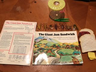 Lakeshore Storytelling Kit - The Giant Jam Sandwich By John Vernon Lord With Book