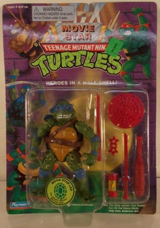 Teenage Mutant Ninja Turtles Movie Star Leonardo Tmnt 1995 Reissue Leo (moc)
