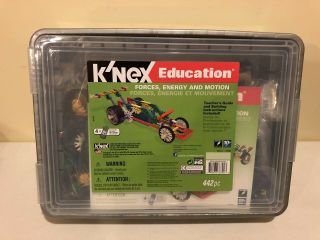 K’nex Education Stem Building Forces,  Energy And Motion 442pc Cars
