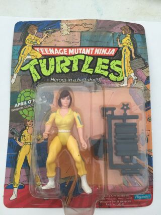 Vintage 1988 Playmate Tmnt Teenage Mutant Ninja Turtles April O 