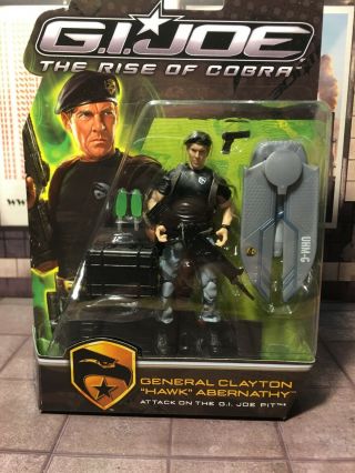 2009 G.  I.  Joe The Rise Of Cobra General Clayton " Hawk " Abernathy Figure Nib