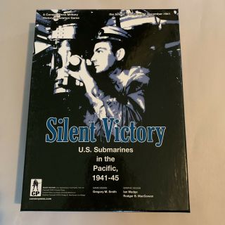 Consim Wargame Silent Victory - U.  S.  Submarines In The Pacific,  1941 - 45