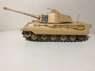 Vintage Ww2 Polistil King Tiger Tank Panzer Diecast Toy War Games 1970s Solido