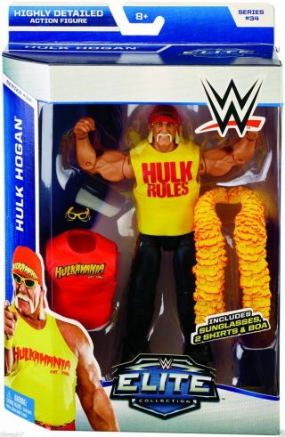 Wwe Hulk Hogan Figure Elite 34 Wrestling Wwf Hulkamania Hulk Rules