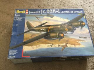 1/32 Revell Junkers Ju - 88a - 1 With,  And See Photos