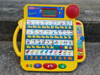 Vtech Little Smart Alphabet Picture Desk Learning Toy Tested/works - 8 Activities