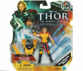 Marvel Avenger Thor Deluxe Blaster Armor Thor Action Figure 4 " Tall
