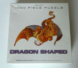 Dragon Shaped 1000 Piece Puzzle Ages 12,