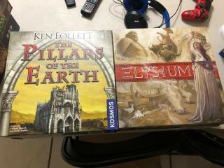 Pillars Of The Earth Board Game And Elysium
