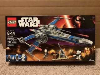 2016 Lego " Star Wars Resistance X - Wing Fighter " Set 75149 New/sealed - Retired