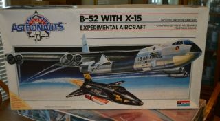 Monogram 1/72 Scale B - 52 With X - 15 5907 & Complete