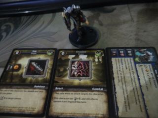World Of Warcraft Miniatures Nathressa Darkstrider With Cards