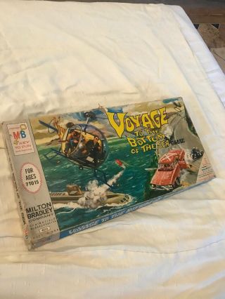 1964 Voyage To The Bottom Of The Sea Vintage Board Game Milton Bradley