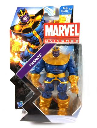 Thanos Marvel Universe Series 5 Action Figure 3.  75 " Moc 2013 Hasbro Avengers