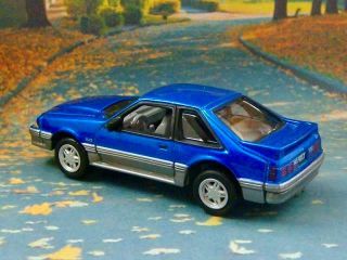 3rd Gen 1979 - 1993 Fox Body Ford Mustang 5.  0 Gt 1/64 Scale Limited Edition V