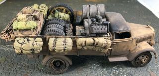 L@@k Built 1/35 German Opel Blitz Truck Professionally Pained Weathered Detailed