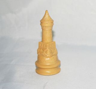 Vintage Renaissance Chess Piece White Rook Replacement Es Lowe Anri