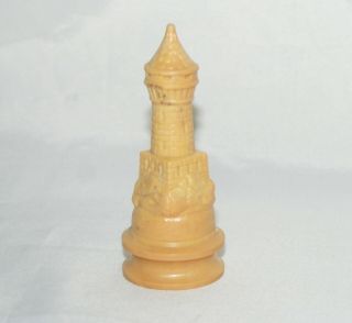 Vintage Renaissance Chess Piece White Rook Replacement ES Lowe Anri 2