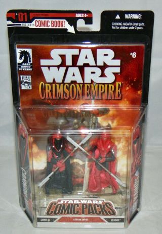 2006 Hasbro Star Wars Comic Packs 3.  75 " Carnor Jax & Kir Kanos