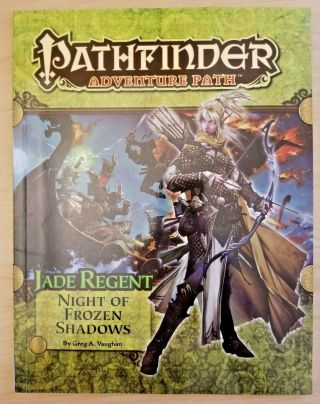 Night Of Frozen Shadows (jade Regent 2,  Pathfinder Adventure Path 50,  Paizo)