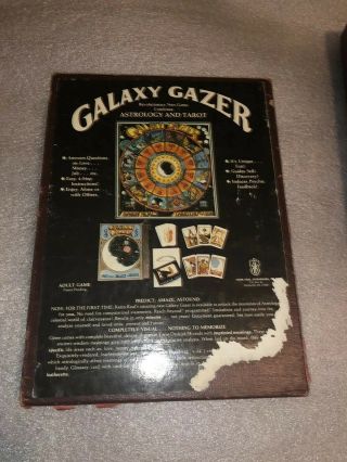 Galaxy Gazer Tarastro Guide Karin Koal 1973 Board Cards Tarot Astrology 3