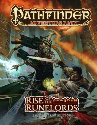 Paizo Pathfinder Rise Of The Runelords (anniversary Edition) Hc Nm