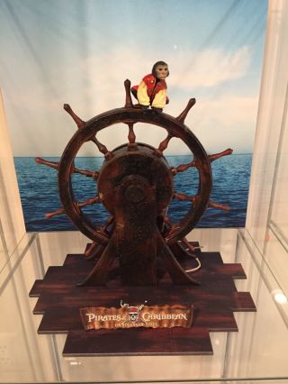 Hot Toys Dx06 Jack Sparrow 1:6 Ship Wheel Rudder Jack The Monkey