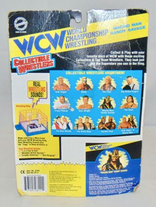 WCW Collectible Wrestlers Macho Man Randy Savage Action Figure 3