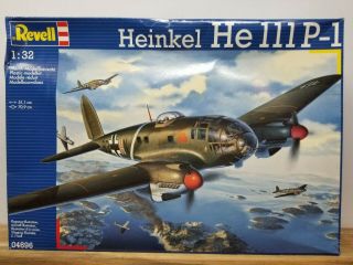 Revell 1:32 Heinkel He - 111 P - 1 He111 Plastic Aircraft Model Kit 04696u