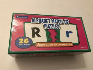 Lakeshore Learning Alphabet Match - Up 26 2 - Piece Puzzles Uppercase To Lowercase