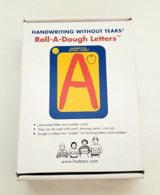 Handwriting Without Tears Roll - A - Dough Letters & Numbers Set Homeschool Prek - K