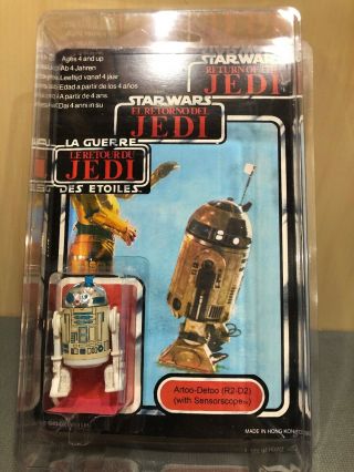 Vintage 1983 Star Wars Return Of The Jedi Artoo Detoo Sensorscope R2 - D2 Recard