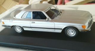 1/43 MINICHAMPS Mercedes 450 SLC,  silver,  hard top,  1972 - 80, 3