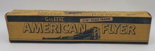Model Train,  S Scale American Flyer,  Gilbert,  960 Baggage Car,  Empty Storage Box