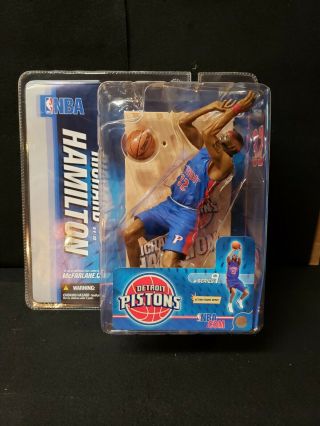 Richard Hamilton Detroit Pistons Nba Mcfarlane Sportspick W/mask Series 9 Read