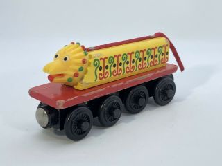 Wooden Railway Dragon Car Thomas The Tank Engine And Friends Red 2001
