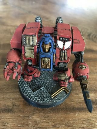Warhammer 30k Space Marines Blood Angels Army Painted Librarian Dreadnought