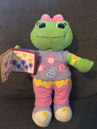 Leapfrog Learning Friend " Lily " Singing Plush Doll Toy