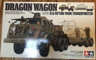Tamiya 1/35 35230 U.  S.  40 - Ton Tank Transporter Dragon Wagon Model Kit