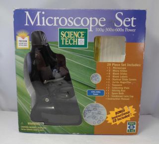 Science Tech Microscope Set 100x - 300x - 600x Power