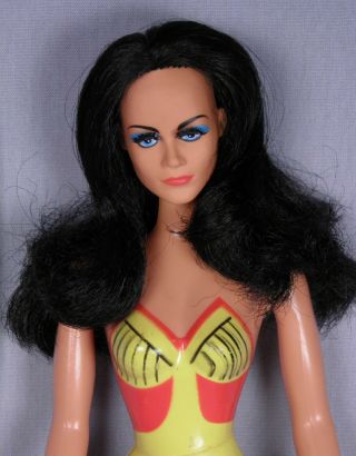 Vintage Mego Wonder Woman Action Figure Pretty Face Hair