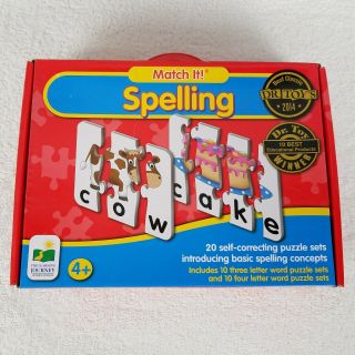 Match It Spelling Puzzle Game Learning Journey Educational Pre School Age 3,