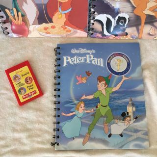 Story Reader 3 Storybooks Disney Bambi Peter Pan Lady Tramp Cartridge Set 3