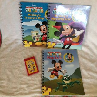 3 Mickey Mouse Clubhouse Story Reader Storybooks Book And Cartridge Set